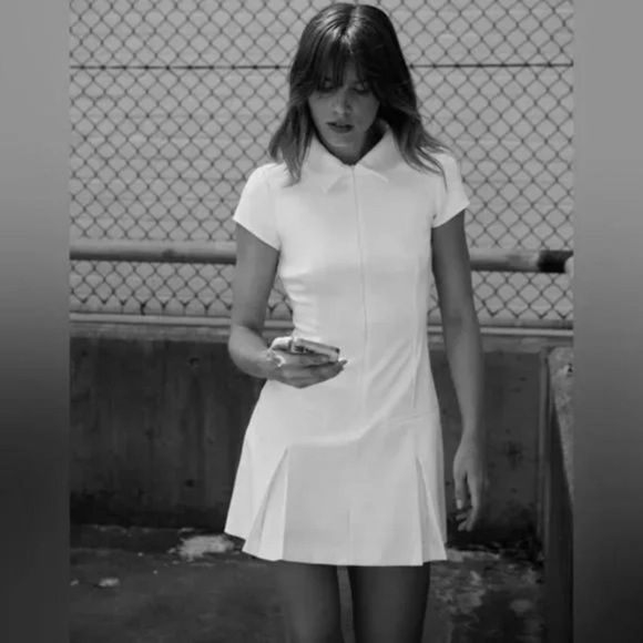 White Zara Shirt Dress - Picture 1 of 3